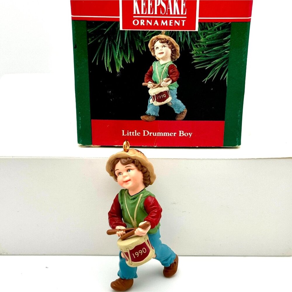 Hallmark Keepsake Ornament Little Drummer Boy Multicolored Handcrafted 1990